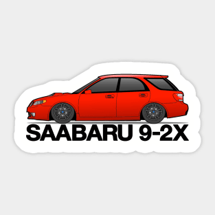 Saabaru 9-2x Sticker